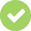 green checkmark
